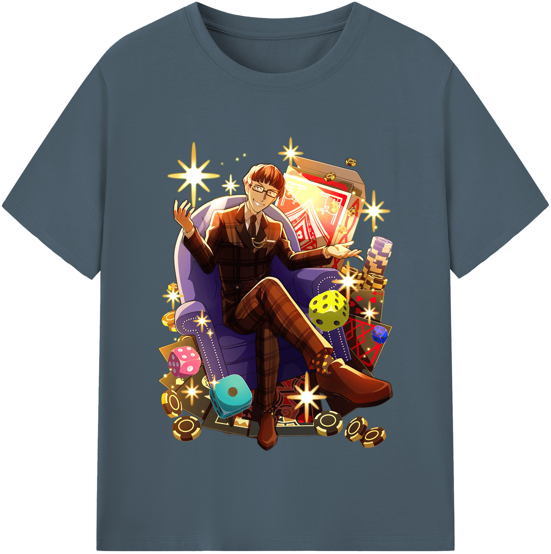（画像用） 文豪ストレイドッグス Bungo Stray Dogs 綿100％半袖Tシャツ（フロントプリント）